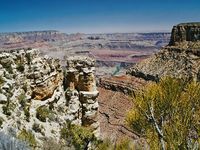Grand Canyon - Grand Canyon with a view of the Colorado river