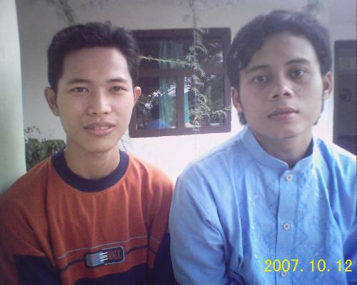 best friend - it's me and my friend in my village...