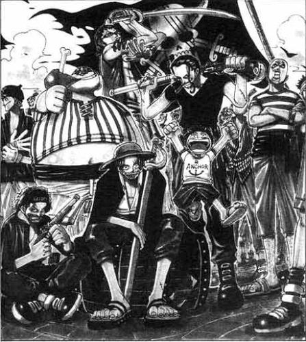 Crew - Shanks' Crew and Luffy