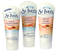 St. Ives Apricot Scrub - This is a great prodcut for exfoliating your face. I use it daily and have used it for about 10 years now.