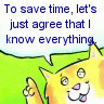 cool avatar - let's just agree
