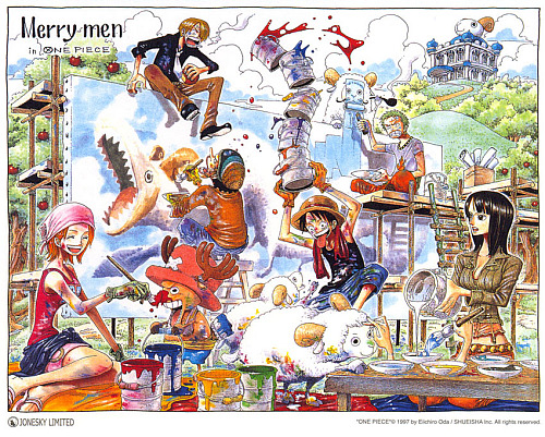 One Piece - You can find the posters on One Piece easily.