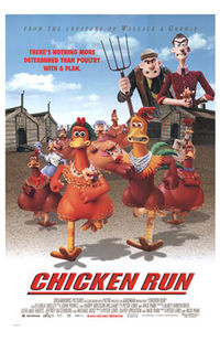 Chicken Run - Chicken Run From Wikipedia, the free encyclopedia  Chicken Run is a 2000 stop-motion animation film made by the Aardman Animations studios (which produced the Oscar-winning Wallace and Gromit shorts).