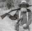 Me, in 1847, just down out of the hills..... - This was taken in October of 2003 for the cover of a magazine about guns. There was an article written about the flintlock rifle I am holding.