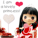 lovely princess -  self-confidence,Bear down in my studies.