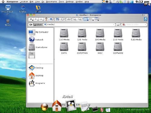 Mac on Linux - Well dont mistake it for MAC OS. It is linux, which means it is KDE desktop.