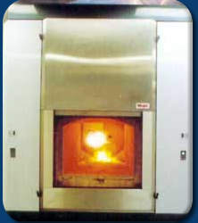 Cremation - A picture of a furnace used for cremation