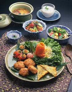 Thai cuisine - A variety of Thai food.