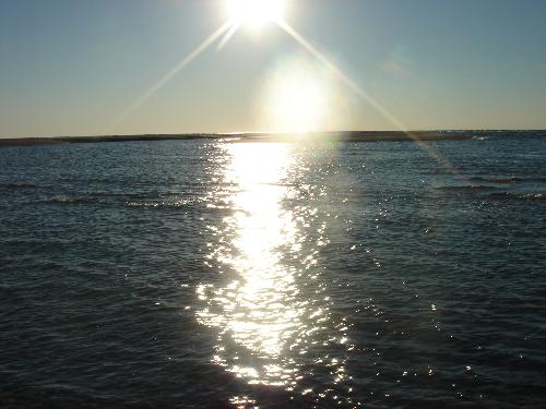 Sunset on the Gulf - This is a picture taken from Shell Island, near St. Pete Beach, Florida.