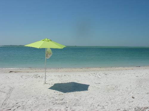 Green Umbrella - This, too, was taken at Shell Island