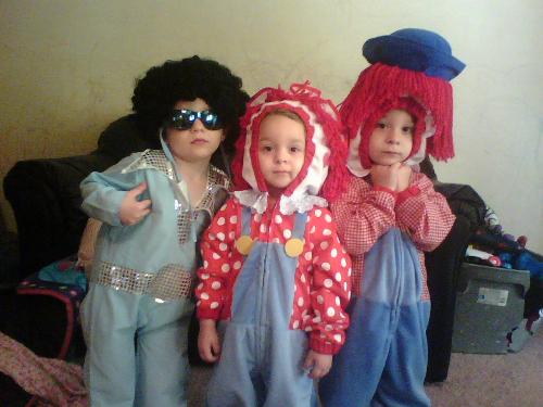 my 3 babies all dressed for halloween - my 3 kids all ready for halloween