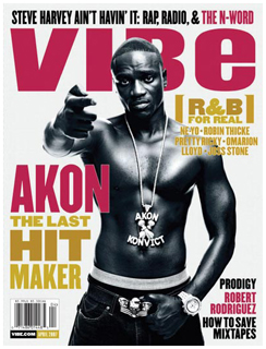 Akon - Akon on the cover of Vibe (April 2007)