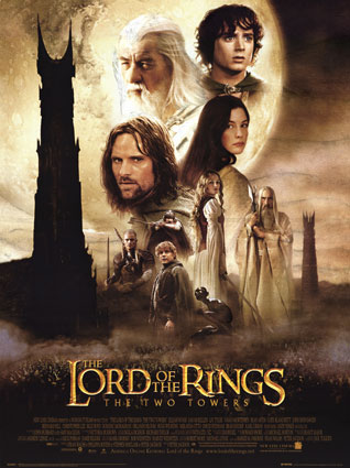 Lord of the Rings (The Two Towers) - This is the second episode of the movie Lord of the Rings.  The story involves the war in Helms Deep. King Theoden of Rohan and his people were attacked in Helms Deep by Urukhais and Orcs led by Saruman the white wizard and the puppet of Sauron. They were almost outnumbered then. They were almost defeated but then the elves helped them in the war and the Rohirrim as well who came at dawn.  Men of Rohan won the war and they were able to vanished the orcs from their land, but still the war is not yet over for the war in Minas Tirith(GONDOR) will still come led by the armies of the enemy Sauron.