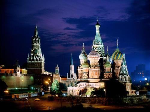 moscow - moscow at night