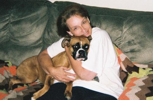 Me and my boxer Halo - Just the two of us..