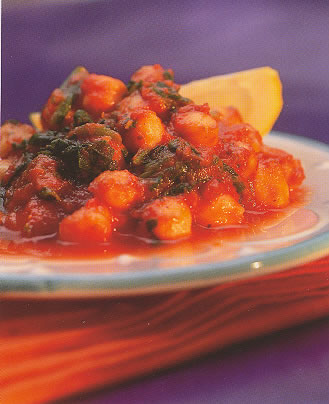 Chickpeas/Garbanzo Beans - I would love to find a recipe for the dish I've described. I am not much ons for chickpeas, lentils or beans, but loved this dish. I hope someone can help!