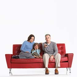Watching television with... - Watching television with...your family