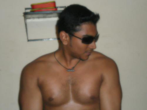 me posing - me posing inside my house i best pal is taking it