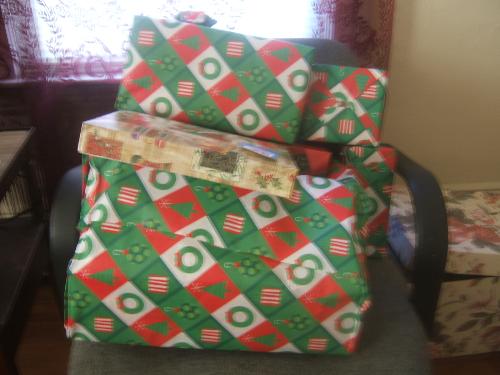 My wrapped Christmas gifts! - wrapped Christmas gifts