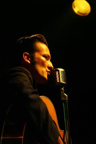 Singer - Rock'n'Roll singer Johnny Trouble of The Johnny Trouble Trio
