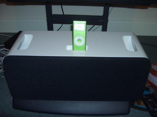 My ipod - my ipod and speaker dock.