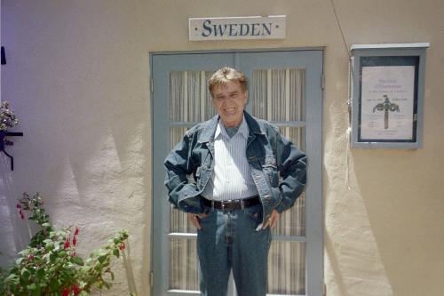 Denim Studmuffin - This wonderful picture of Russell was taken by a blast from his recent past (as in a couple of years ago). She also picked out the outfit that he's wearing.  Isn't he a hottie!?!