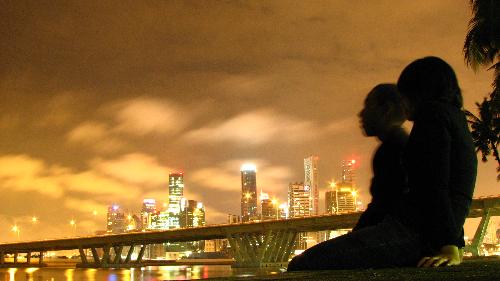 Enjoying The View! - The Marina Bay.