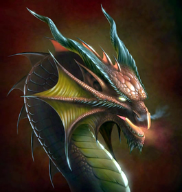Metal - A picture of a sea dragon.