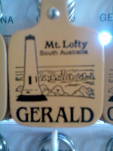 A key chain with my name on it - My name... =)
