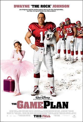 The Game Plan - The Rock plays a football player in the movie Game Plan