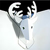 Robert Sabuda reindeer card - A simple pop-up card by Robert Sabuda, my hero!