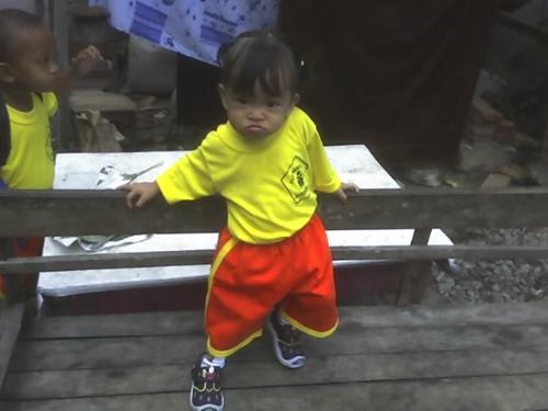 my friend's child - my friends daughter is very cute, make wanna have my own child, altough i'm not married yet, maybe later after i get married , i like child very much , they are very funny . but i wonder what did they think who are abused children , how could they do violence to innocent children .