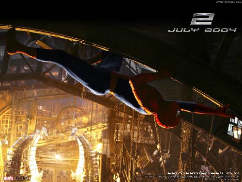spider man 2 - spider man on the wall