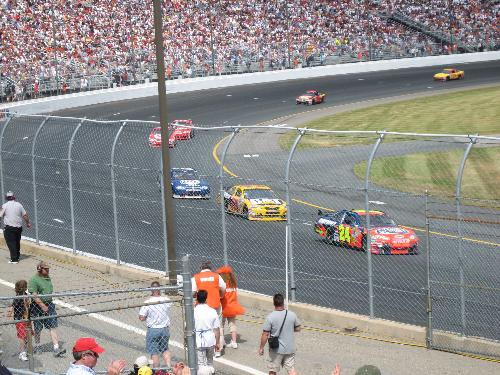 July New Hamshire Race - Comming out of Turn 4 at New Hamshire