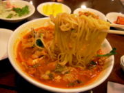 Jjampong (Zham Fong) - Korean's hot and spice noodle.