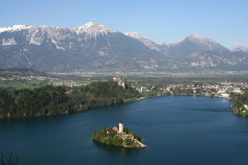 Bled lake - Bled lake with its island