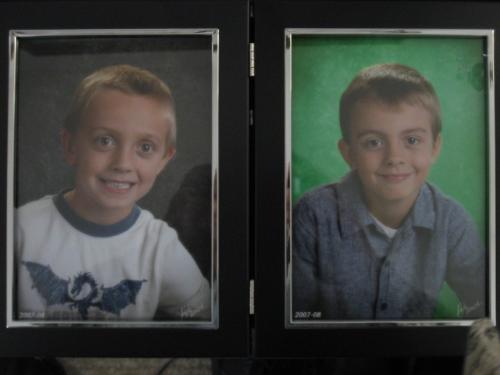 Grandsons - Hunter (l) Tyler (r)
Their school pictures Grandsons - Hunter (l) Tyler (r)
Their school pictures