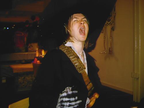 Hector - Everybody knows that barbossa is the best pirate in the pirates of the carabian.  this is me at a halloween party at the uni club.