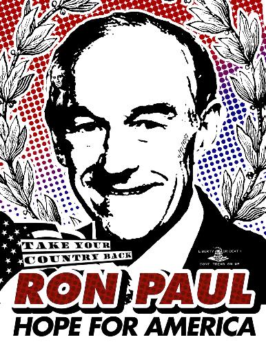 Ron Paul - Sketch flyer - Hope for america