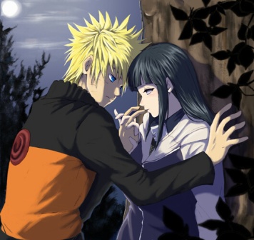 Naruto and Hinata - I dont know where I got this, I think this is a fan art. Cute ne?