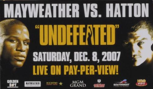 mayweather vs hatton - boxing
