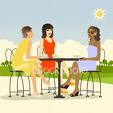 hang out - hanging out with some friends