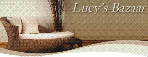 Lucys Bazaar - This is my website logo, where I sell home decor, gifts and collectibles.