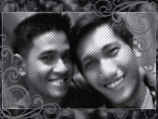 me and loyd - black and white