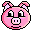 Pink Pig - Pink Pig Head