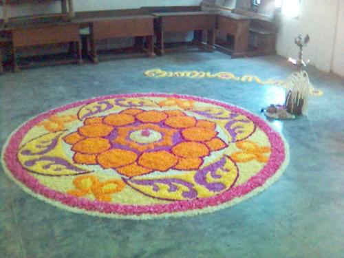 onam celebration - this is athapoo.. part of onam celebration...