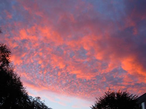 Clouds above Olsztyn in Poland - I took this photo from my balcony. This kind of clouds don't occur very often :-)