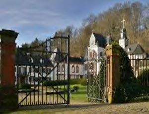 Old Castle - With an open gate. Lots of history behind this home.