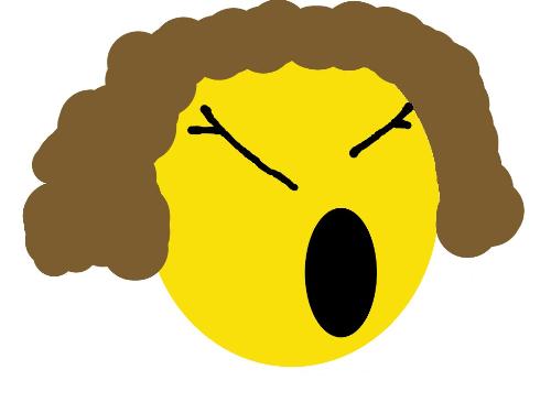 Yell - I yell and scream when I get mad.