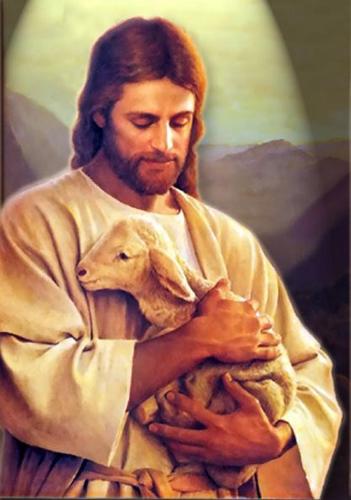 Jesus - Jesus holding a lamb.. a symbol of unconditional love..may we all strive to become the greatest part of who we are..